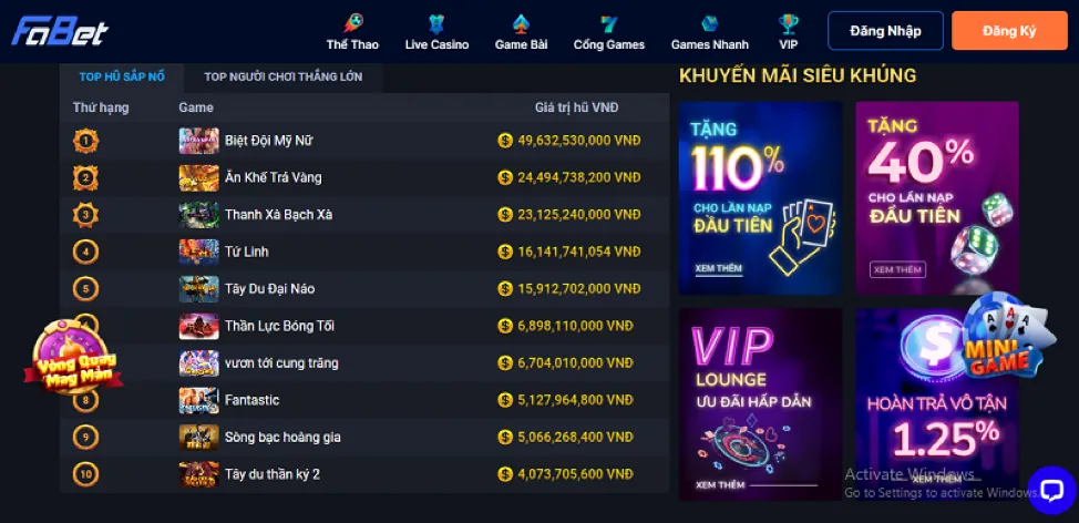 Chương trình VIP mcw818